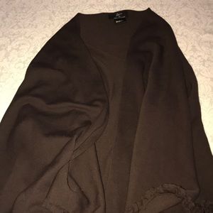 SOLD Brown shawl.  Excellent condition.